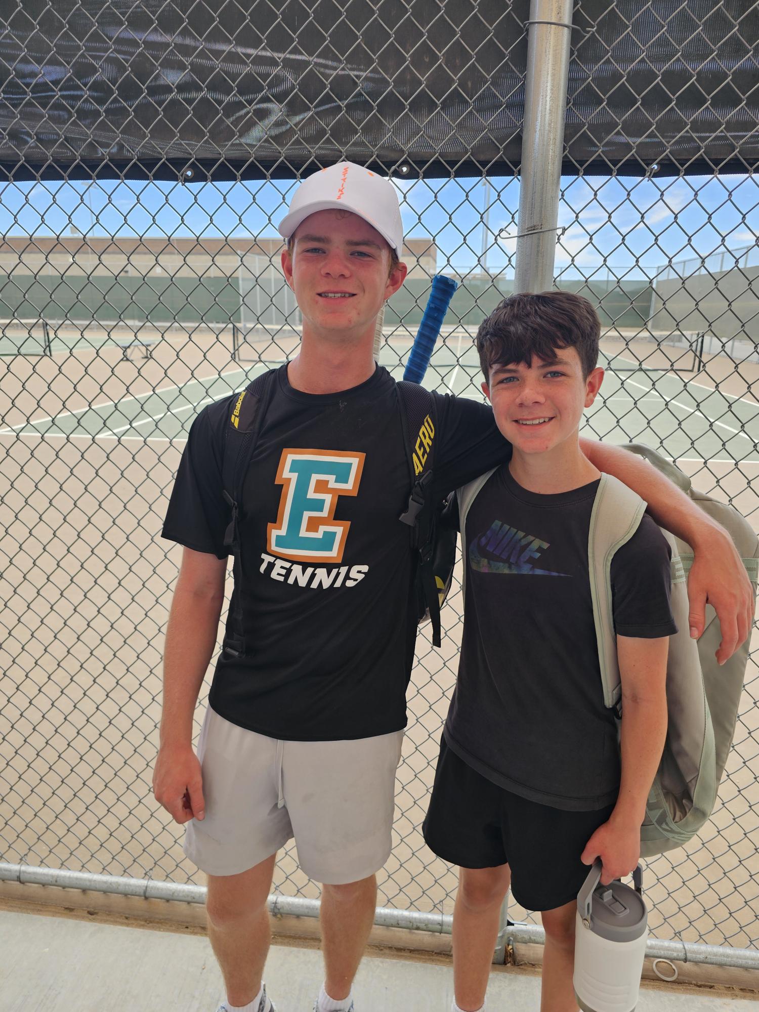 UPTA students at the tennis courts